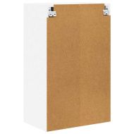 Висящ шкаф със съхранение Бяло 50 x 31 x 80 см Инженерно дърво