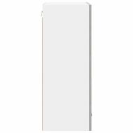 Висящ шкаф Бетон сив и бяло 50 x 31 x 80 см Инженерно дърво