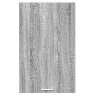 Висящ шкаф Сив Сонома и бяло 50 x 31 x 80 см Инженерно дърво