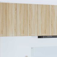 Висящ шкаф с врата Сонома дъб 60 x 31 x 80 см Инженерно дърво