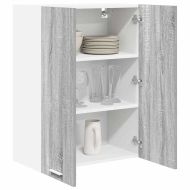 Висящ шкаф Сив Сонома 60 x 31 x 80 см Инженерна дървесина