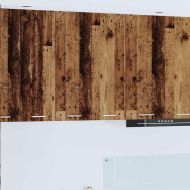 Висящ шкаф с врата Старо дърво 60 x 31 x 80 см Инженерно дърво
