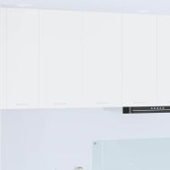 Висящ шкаф със съхранение Бяло 80 x 31 x 80 см Инженерно дърво