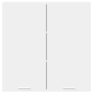 Висящ шкаф със съхранение Бяло 80 x 31 x 80 см Инженерно дърво