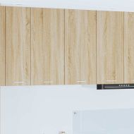 Висящ шкаф с врата Сонома дъб 80 x 31 x 80 см Инженерно дърво