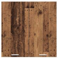 Висящ шкаф с врата Старо дърво 80 x 31 x 80 см Инженерно дърво