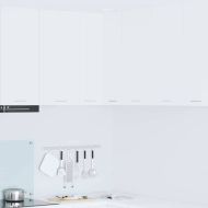 Висящ шкаф със съхранение Бяло 57 x 57 x 80 см Инженерно дърво