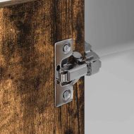 Висящ шкаф Димящ дъб и бяло 57 x 57 x 80 см Инженерна дървесина
