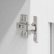 Висящ шкаф със съхранение Бяло 40 x 31 x 80 см Инженерно дърво