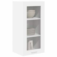 Висящ шкаф с врата 2 pcs Бяло 40 x 31 x 80 см Инженерно дърво