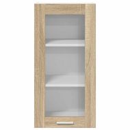 Висящ шкаф 2 pcs Сонома дъб 40 x 31 x 80 см Инженерно дърво