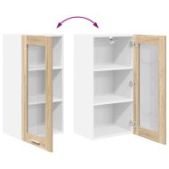 Висящ шкаф 2 pcs Сонома дъб 40 x 31 x 80 см Инженерно дърво