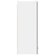 Висящ шкаф 2 pcs Циментено сиво 40 x 31 x 80 см Инженерно дърво