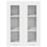 Висящ шкаф със съхранение Бяло 60 x 31 x 80 см Инженерно дърво