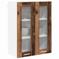 Висящ шкаф с врата Старо дърво 60 x 31 x 80 см Инженерно дърво