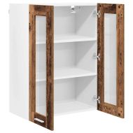 Висящ шкаф с врата Старо дърво 60 x 31 x 80 см Инженерно дърво