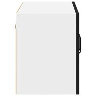 Кухненски шкаф 2 pcs Черно 60 x 31 x 40 см Инженерно дърво