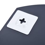 Стенно огледало с рафт, 40x60 см, закалено стъкло