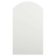 Огледало с LED лампи, 70x40 см, стъкло, арка