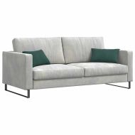 Диван възглавници 2 pcs Тъмнозелено 50 x 30 cm Кордюрова тъкан