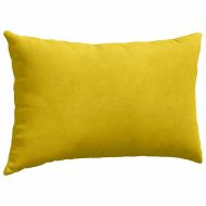 Диван възглавници 2 pcs Жълто 50 x 30 cm Кордюрова тъкан