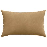 Диван възглавници 2 pcs Кафяво 50 x 30 cm Кордюрова тъкан