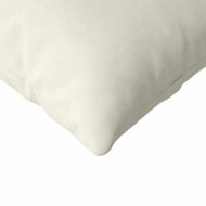 Диван възглавници 2 pcs Крем 200 x 40 см Кордюрова тъкан