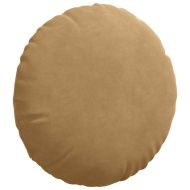 Възглавници за седалки 2 pcs Кафяво Ø 40 x 13 см Кадифе