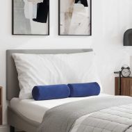 Възглавници валяци 2 pcs Полицейско синьо Ø 15 x 40 см