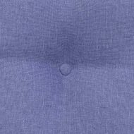 Възглавница за гръб Дънково син 60 x 24 x 50 см текстил