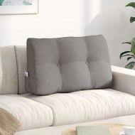 Възглавница за гръб Таупе 80 x 24 x 50 см текстил