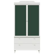 Дъска за записки Гардероб с рафт ROROS Бяло 90 x 45 x 180 cm