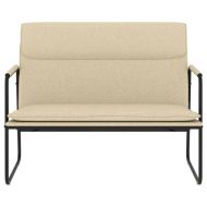 Пейка, кремава, 100x64x80 см, текстил