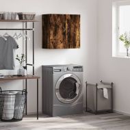 Стенен шкаф, опушен дъб, 60x31x60 см, инженерно дърво