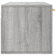 Стенен шкаф, сив сонома, 100x36,5x35 см, инженерно дърво