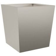 Градински саксии 2 бр. 50x50x50 см Изветряла стомана
