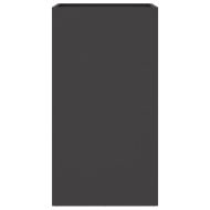 Кашпа, черна, 42x38x75 см, стомана