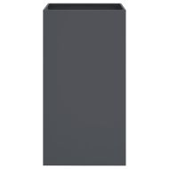 Кашпа, антрацит, 42x38x75 см, стомана