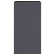 Кашпа, антрацит, 42x38x75 см, стомана