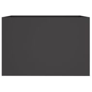 Кашпа, черна, 62x47x46 см, стомана