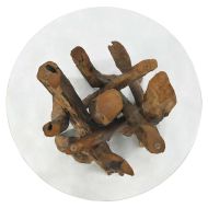 Маса за кафе, тиково дърво плавей масив, 60 см