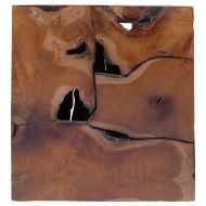 Табуретки 2 бр., кафяви, 40x40x45 см, тиково дърво масив