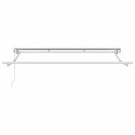 Рамка за сенник Червено 350 x 200 cm Полиестер с PU покритие