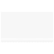 Сгъваем навес Бяло 400 x 200 cm текстил