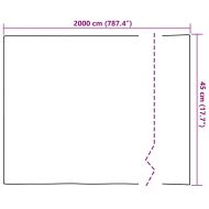 Самозалепващо фолио за прозорци Матирани ивици 45 x 2000 см ПВЦ
