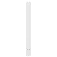 Крака за бар маса, бели, 2 бр., 40 x (100-101) см, стомана