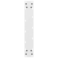 Крака за бар маса, бели, 2 бр., 40 x (100-101) см, стомана