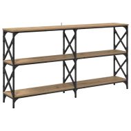 Конзолна маса Дъб 156 x 28 x 80,5 см Инженерно дърво