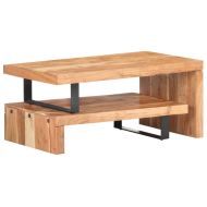 Комплект маси за кафе, 2 части, акациево дърво масив