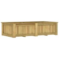 Повдигната леха, 196x100x50 см, импрегнирано борово дърво